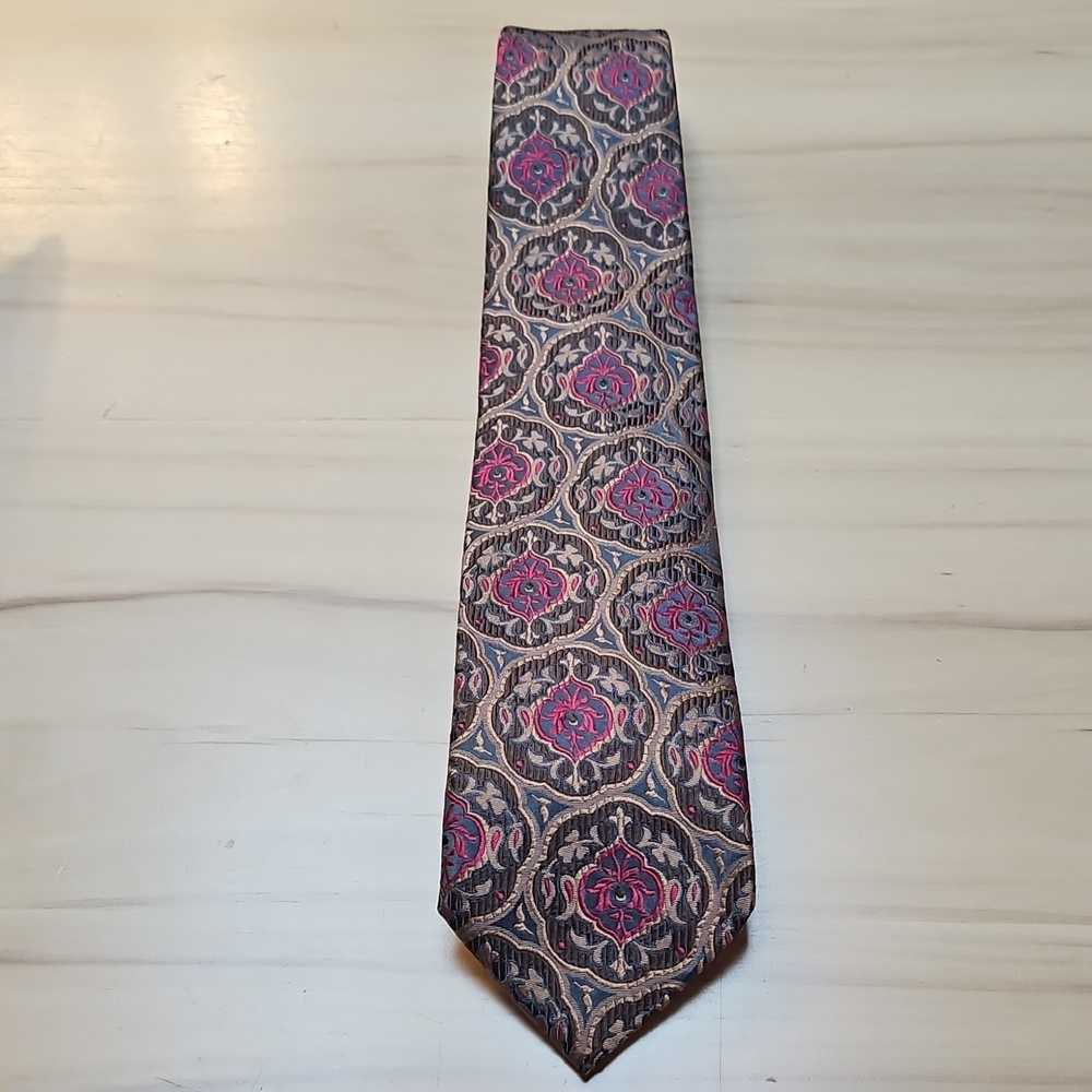 Santorelli Neck Tie 100% Silk Handmade In Italy Menswear Formal